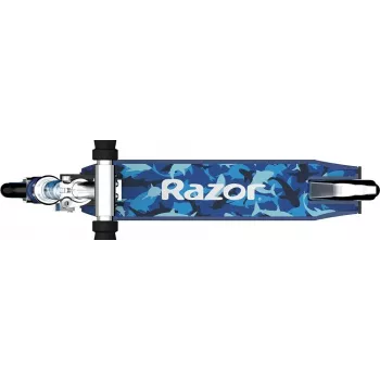 Razor Model A Shark Camo 13010345 kids kick scooter, adjustable handlebar, blue
