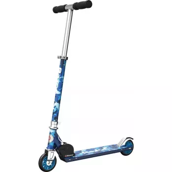 Razor Model A Shark Camo 13010345 kids kick scooter, adjustable handlebar, blue