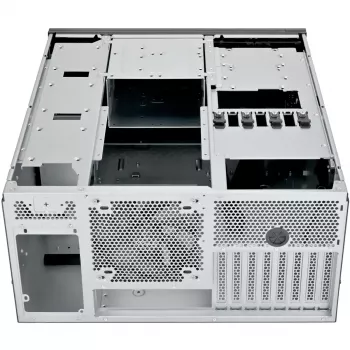 SILVERSTONE rack case RM53-502 — 19 inch server rack chassis, black