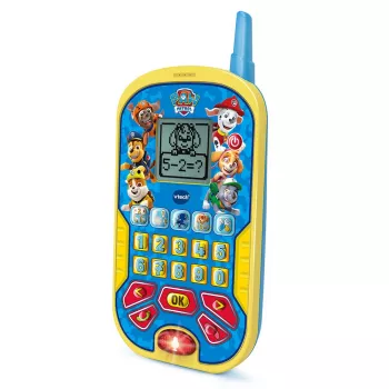 VTech PAW Patrol tanulótelefon gyerekeknek — 2 éves kortól, kék/sárga, 140 g