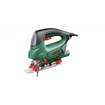 Bosch PST 900 PEL pendulum jigsaw, 620 W, 23 mm stroke, with case, green/black