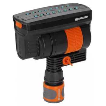 Gardena Pipeline Square Sprinkler, Black/Orange (08251-20)