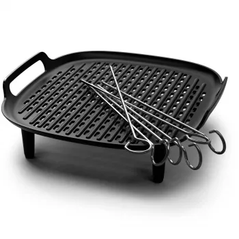 Philips HD9959/00 Airfryer XXL grill kit, grill pan, skewers