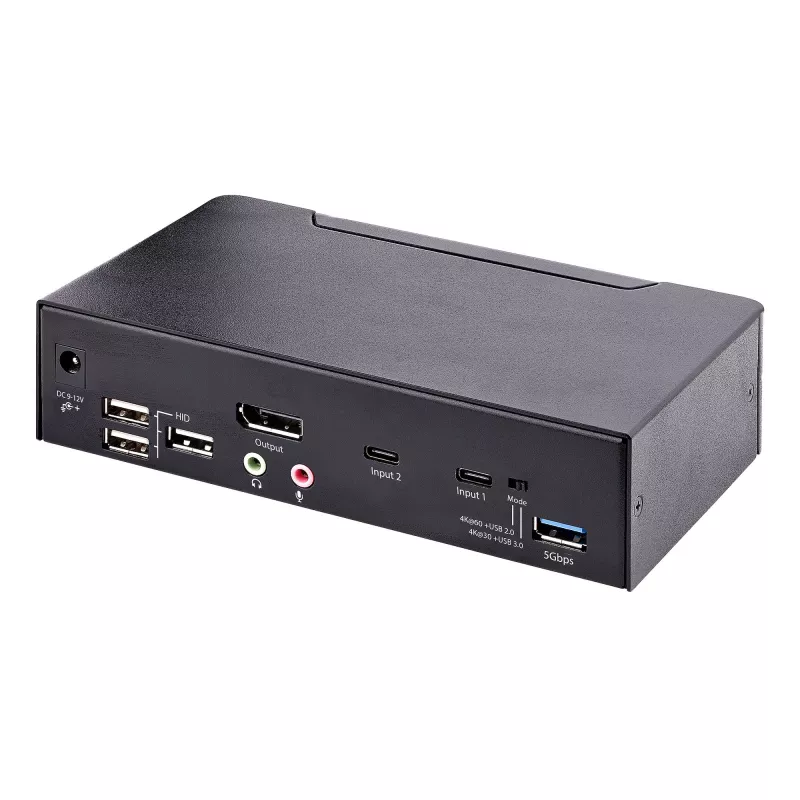 StarTech.com SV231DPUCA KVM-kapcsoló fekete