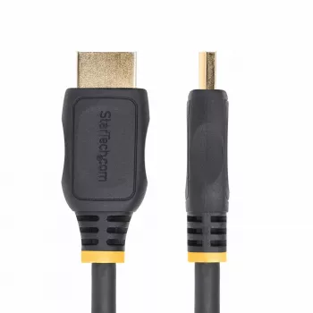 StarTech.com 18 inch (0,5 m) HDMI 2.0 hosszabbítókábel, High Speed HDMI port-saver kábel, 4K 60Hz, HDMI dugó-aljzat hosszabbító adapterkábel, HDMI hosszabbítókábel, M/F