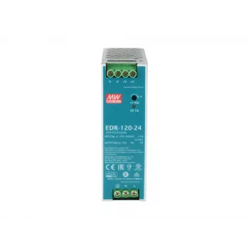 LevelOne 24V DC ipari tápegység, 120W, DIN-sínre szerelhető