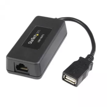 StarTech.com USB110EXT2 1-Port USB 1.1 over Cat5/Cat6 Ethernet Extender, up to 40 m (131 ft), 12 Mbit/s, Black