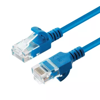 Microconnect V-UTP6A05B karcsú hálózati kábel kék 5 m Cat6a U/UTP (UTP)
