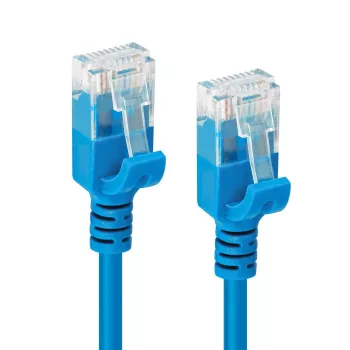Microconnect V-UTP6A05B karcsú hálózati kábel kék 5 m Cat6a U/UTP (UTP)