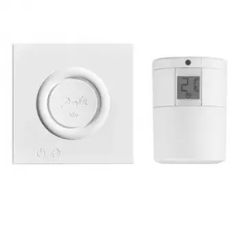 Danfoss Ally Starter Pack, Gateway + Radiator Thermostat, White (014G2440)