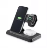 Tech Pop mobile device dock station Smartwatch/Smartphone Black