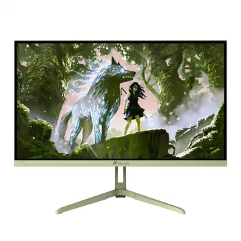 24 inch Arozzi Nova computer monitor — 23.8 inch (60.5 cm) Full HD 1920×1080 IPS LED, 1 ms, VESA, built-in speakers, green