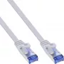 InLine lapos patchkábel, U/FTP, Cat.6A, fehér, 3 m