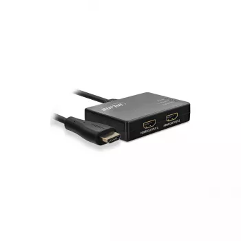 InLine Cable Splitter HDMI 2-port, 4K/60Hz, with USB power cable, 0.5m
