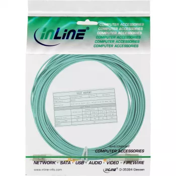 InLine üvegszálas duplex kábel LC/LC 50/125µm OM3 1 m