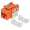Intellinet Keystone Jack, Cat6, UTP, Punch-down, Orange