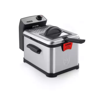 Princess 183001 Superior Deep Fryer, 3 L, Stainless Steel, Black
