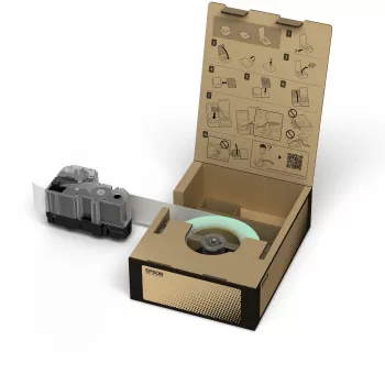 Epson C53S666006 címkeszalag fekete sárgán