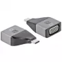 Techly IADAP USBC-VGAC USB grafikus adapter 1920 x 1200 pixel fekete, ezüst