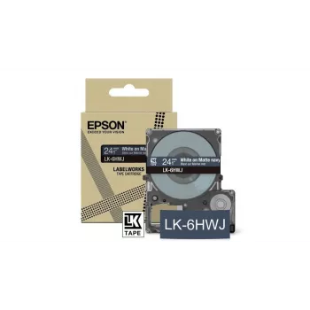 Epson LK-5HWJ tengerészkék fehér hőtranszfer címkeszalag 1,8 cm
