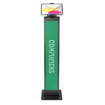 Multimedia stand Compulocks Universal Tablet Cling Brandable Floor Stand Black