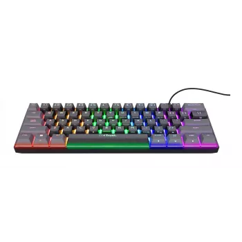 Trust GXT 867 Acira billentyűzet gaming USB QWERTY US-amerikai angol fekete