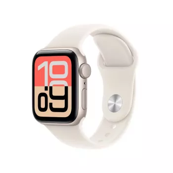 Smartwatch Apple Watch SE (3rd generation) SE 3 GPS 40mm Starlight aluminium case, Starlight sport band M/L