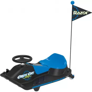 Razor Crazy Cart Shift electric drift kart, blue, 12 V, lithium