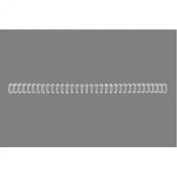GBC WireBind RG810670 binding wires, 10 mm, 34 loops, A4, 85 sheets, 100 pcs, white
