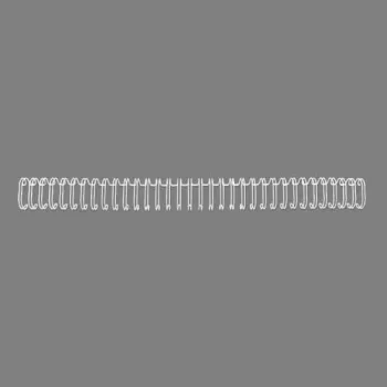 GBC WireBind RG810970 binding wires, 14 mm, 34 loops, A4, 125 sheets, 100 pcs, white