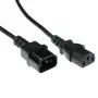 C13 - C14 tápkábel fekete 5 m ACT Powercord AK5032