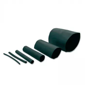 ACT hőre zsugorodó cső, méret: Ø zsugorodás előtt 2,40 mm, fekete, hőre zsugorodó cső, fekete, 122 cm, 2,4 mm, 1 db