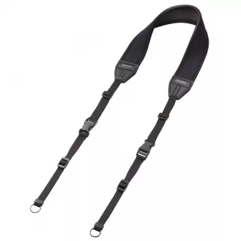 Hama 2in1 130 Camera Strap, Neoprene, Straight, Black