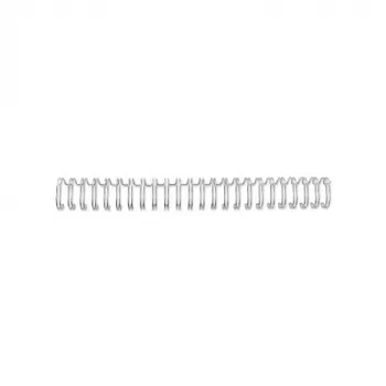 GBC WireBind Spines 3:1 A5 8mm 24L, Silver, 3 sheets, Metal, 100 pc(s)