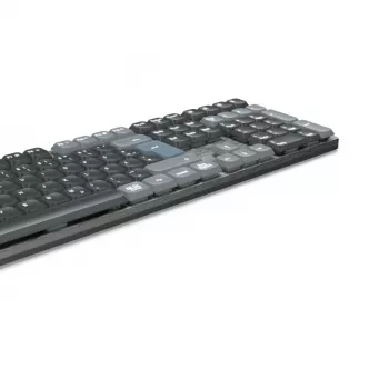 Hama WK-800 többeszközös billentyűzet vezeték nélküli, mechanikus, LED, QWERTZ, fekete