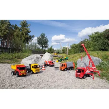 Tractor Lena GIGA TRUCKS ZL-02080 with front loader & excavator