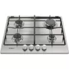 Whirlpool TGML 650 IX rozsdamentes acél beépíthető 58 cm gáz 4 főzőzóna