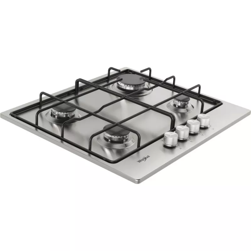 Whirlpool TGML 650 IX rozsdamentes acél beépíthető 58 cm gáz 4 főzőzóna