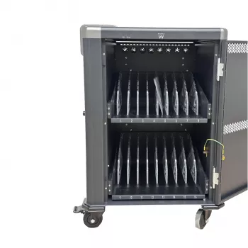 Ewent EW1703 portable device management cart/cabinet Black, Grey