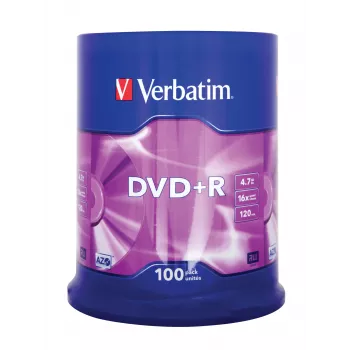 Verbatim DVD+R matt ezüst 4,7 GB 100 db