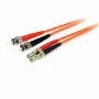 StarTech.com 3m üvegszálas kábel – multimódusú duplex 62,5/125 LSZH üvegszálas patch kábel – LC/ST