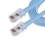 StarTech.com 6 ft Cisco konzol rollover kábel - RJ45 M/M, 1,8 m, RJ-45, RJ-45, kék