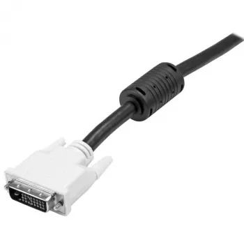 StarTech.com 3 m DVI-D Dual-Link kábel – M/M, 3 m, DVI-D, DVI-D, dugó, dugó, fekete, fehér