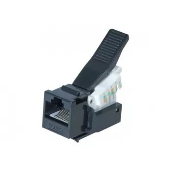 Hypertec 272870-HY keystone modul lapos fekete RJ-45