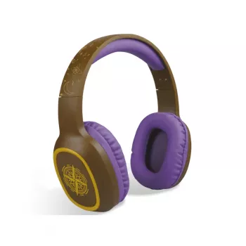 Steelplay Adventure Magic headset (Switch/PC/Mac/mobil), vezetékes és vezeték nélküli, gaming, 20 – 20000 Hz, 175 g, headset, barna, lila