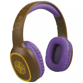 Steelplay Adventure Magic headset (Switch/PC/Mac/mobil), vezetékes és vezeték nélküli, gaming, 20 – 20000 Hz, 175 g, headset, barna, lila
