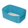Leitz MyBox Cosy tárolóteknő, tárolódoboz, kék, téglalap alakú, műanyag, monokróm, beltéri