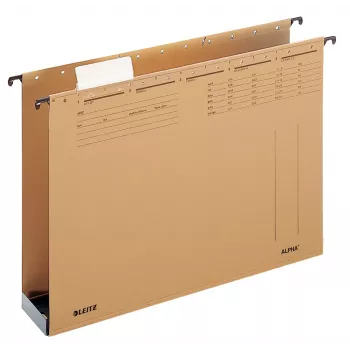 Leitz ALPHA hanging folder Cardboard, Plastic A4 Brown