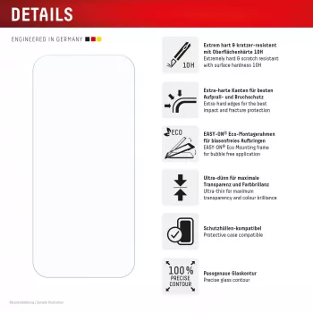 Displex képernyővédő üveg + tok Google Pixel 10 Pro-hoz, Eco rögzítőkeret, karcolásálló