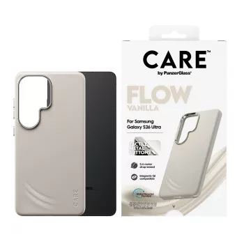 PanzerGlass CARE™ by ® Flow tok Vanilla Qi-vel Samsung Galaxy S26 Ultra